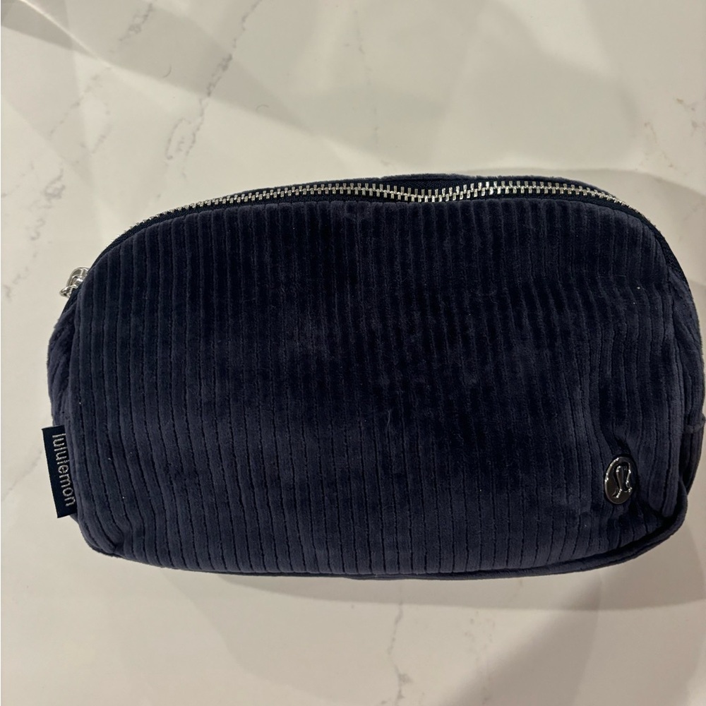 Lululemon belt bag blue corduroy limited edition